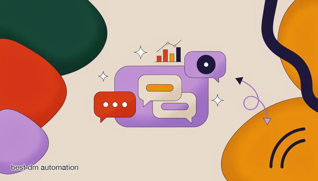 Flat illustration of comparing three types of dental DM automation software on a dashboard: a PMS-integrated receptionist tool, a general chat-marketing platform, and a unified social inbox, on Best DM Automation Tool for Dental & Ortho Practices (2026)