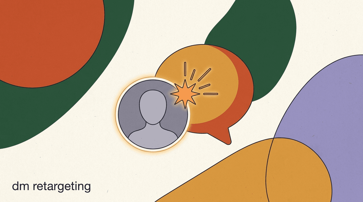 Flat illustration of a marketer reviving dormant chat bubbles back to life, representing dm retargeting to re-engage cold leads